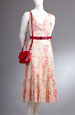 Letní šaty s krinolinovou sukní
