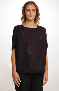 Tunika-volná halena pro plnoštíhlé