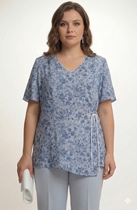 Dámská halenka z viskózové tkaniny