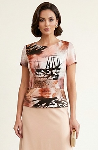 Elastická společenská halenka na ples