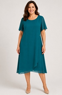 Dámské společenské šaty vhodné pro velké velikosti (XXXL, XXXXL)