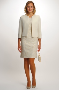 Pastelový šatový komplet