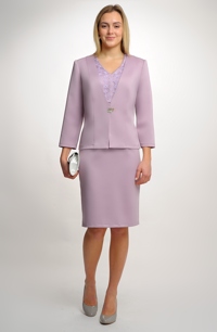 Elegantní komplet pro matku ženicha