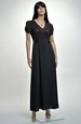 Černé večerní šaty, vel. XL, XXL