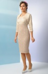 Krátké šaty empírového střihu s elastickou krajkou